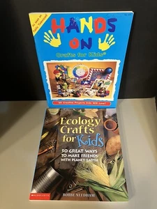 (Lot of 2)  Hands On Crafts for Kids & Ecology Crafts for Kids - Resource Books - Bild 1 von 7