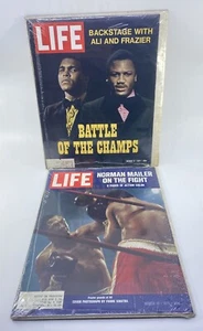 2 Lebenszeitschriften Muhammad Ali und Joe Frazier kämpfen 5. März 1971 & 19. März 1971 - Bild 1 von 8