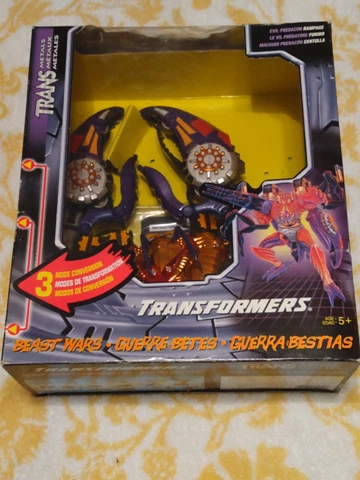 1998 Transformers Beast Wars Transmetals Predacon Rampage King Crab  Transform! Cover