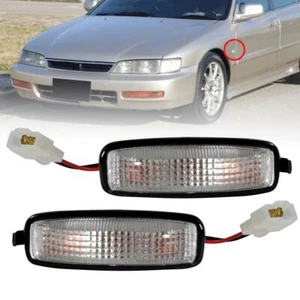 SIDE MARKER LAMP SIGNAL LIGHT CLEAR LENS FOR HONDA ACCORD 1994-1997 SEDAN - Picture 1 of 6