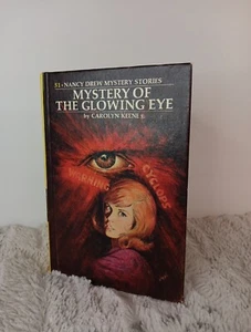 NANCY DREW Mystery of the Glowing Eye By Carolyn Keene (1974) Hardcover #51 - Foto 1 di 10