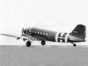 Douglas C-47 C/L 53" Wingspan RC Model Airplane Printed Plans & Templates - Picture 1 of 2