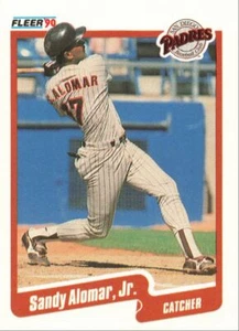 1990 Fleer Baseball Sandy Alomar, Jr. San Diego Padres #150 - Picture 1 of 2