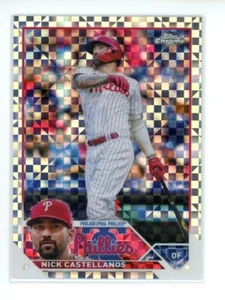 Nick Castellanos 2023 Topps Chrome XFRACTOR (Refractor) #181 - Picture 1 of 2