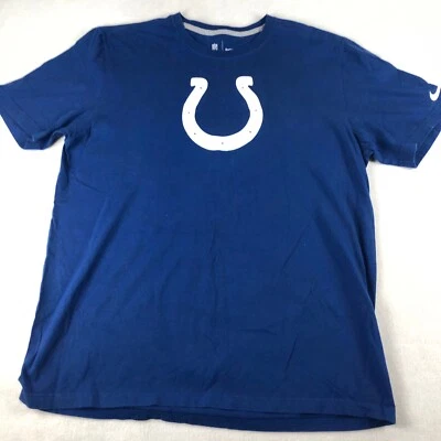 Camisa Nike Indianapolis Colts Andrew Luck para hombre XL azul NFL Foto 1 de 4