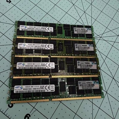 4 x Samsung 16GB 2Rx4 PC3-12800R DDR3 1600MHz ECC RDIMM REG Server Memory RAM - Image 1 of 4