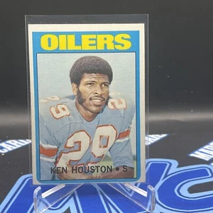 Tarjeta de fútbol americano 1972 Topps Ken Houston #74 Houston Oilers EX++ - Imagen 1 de 2