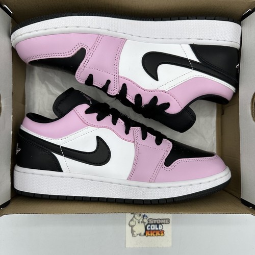 Nike Air Jordan 1 Low Light Arctic Pink 554723 601 taglie non corrispondenti 5R 6L