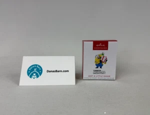 2024 Hallmark Mini Minions Just a Little Shake Ornament, 1" Miniature Keepsake - Picture 1 of 7