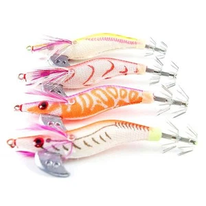 4x #2 Egi Squid Jigs Jags Fishing Lures Calamari Arrow Night Yama 2.0 2g Glow - Picture 1 of 1