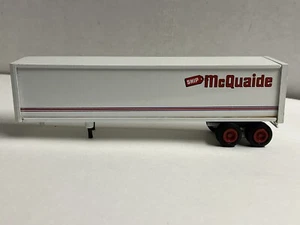 Remolque para camión Winross McQUAIDE FREIGHT LINES 1985 JOHNSTOWN, PA CV40 solamente - Imagen 1 de 9