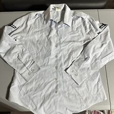 DSCP 12RLS USAF Shirt Womens Blue Button Up Wings Collection Airman W/ Patches