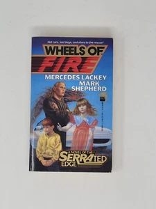 MERCEDES LACKEY & MARK SHEPHERD SIGNED 1ST - Wheels of Fire, Serrated Edge #2 - Picture 1 of 5