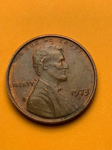 1973 S penny Double Die date Liberty S Cover