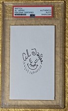 Al Jaffee Mad Magazine PSA/DNA Authenticated Autograph Signed Hand Drawn Sketch