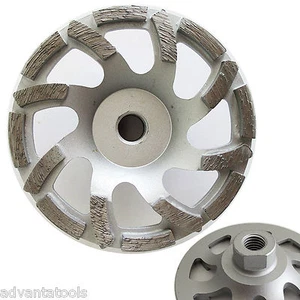 Rueda de copa de diamante turbo premium de 4,5"" para molienda de piedra de concreto 5/8""-11 ejes - Imagen 1 de 6
