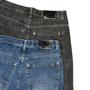 Southpole Shorts Bundle Mens 38 Blue Black Brown Tab Jesse Pinkman Skater Y2K - Picture 1 of 9