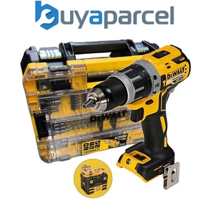 Dewalt DCD796N 18v XR Brushless Compact Combi Hammer Drill + Tstak + 85PC Set - Picture 1 of 17