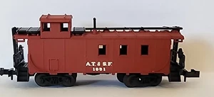 Vintage Atlas Spur N #2271 AT&SF 1951 roter Santa Fe Begleitwagen Zugwagen  - Bild 1 von 3