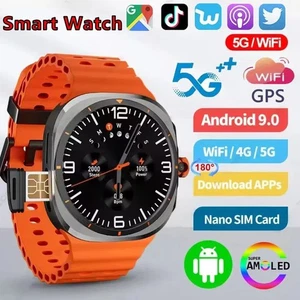 Reloj U8 Ultra Inteligente Android OS 4G/5G Tarjeta SIM GPS WIFI Cámara Giratoria Cal Global - Imagen 1 de 9