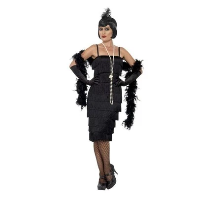 Smiffys - Black Flapper Costume - Women - Image 1 of 4