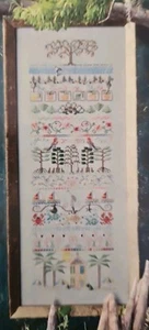 Jeannette Douglas SUNSHINE STATE SAMPLER Florida Counted Cross Stitch Pattern - Picture 1 of 4