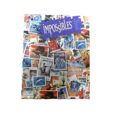 NEW BePuzzled Impossibles Return to Sender USPS 750 +5 Extra Pieces Puzzle 24x24 - Image 1 of 4