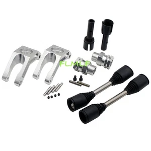 Portador de buje trasero de metal y kit de eje de hueso de perro para pieza de radiocontrol de 1/5 HPI Baja 5B 5T 5SC - Imagen 1 de 8