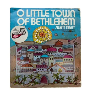 O Little Town of Bethlehem Silent Night Mr Pickwick Extended Play Record MPX 7 - Foto 1 di 3