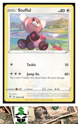 SWSH02: Rebel Clash #149/192 Stufful - - Image 1 of 2