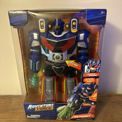 Adventure Force 13" Astrobot Walking Robot Toy with Lights and Sound WORKS - Image 1 of 4