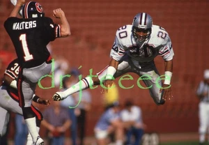 1984 USFL Tyrone Justin LOS ANGELES EXPRESS - 35mm Football Slide - Picture 1 of 1