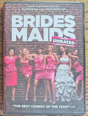 Bridesmaids ~ Unrated ~ DVD ~ Brand New ~ Factory Sealed - Image 1 of 2