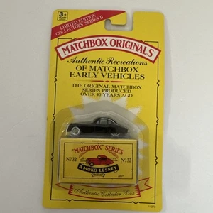 MATCHBOX ORIGINALS LTD ED 🚨 1:64 AUTO PRESSOFUSA 🔥 JAGUAR XK-140 NERA 🚨 VINTAGE NUOVA CON SCATOLA! - Foto 1 di 4