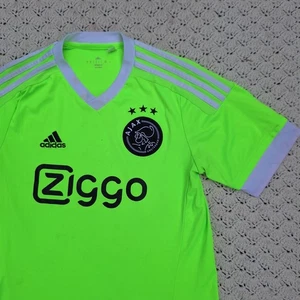 Adidas Ajax Amsterdam 2015 2016 Fußball Soccer Auswärtstrikot grün - klein - Bild 1 von 10