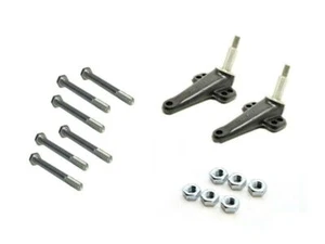 LAND ROVER DEFENDER & DISCOVERY 1 REAR SHOCK UPPER MOUNTS & HANGER KIT - Picture 1 of 1