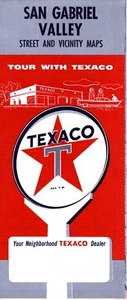 1959 Texaco Road Map: San Gabriel Valley NOS - Picture 1 of 1
