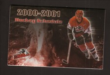 Tallahassee Tiger Sharks--2000-01 Pocket Schedule--Piccadilly Cafeteria--ECHL