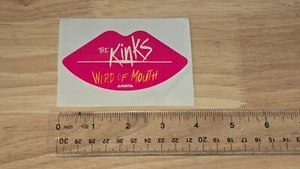 Adesivo decalcomania logo vintage originale THE KINKS passaparola ARISTA band stick-on - Foto 1 di 3