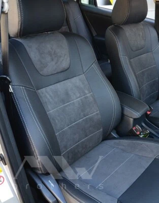 Seat covers fit Toyota Corolla E120  (2000-2006) Ekoleather/alcantara - Image 1 of 4