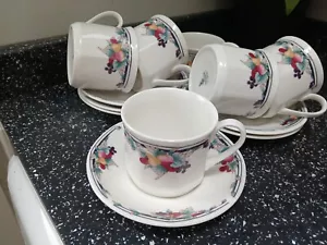 ROYAL DOULTON AUTUMN`S GLORY TASSEN UND UNTERTASSEN X 6 - Bild 1 von 3