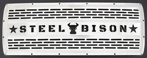 STEEL BISON GRILLE INSERT ONLY(LINEAR OVAL) 76112-1GI FOR FREIGHTLINER COLUMBIA - Picture 1 of 2