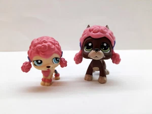 LPS Littlest Pet Shop Great Dane & Pudel #1519 #1520 Hasbro Authentisch - Bild 1 von 5