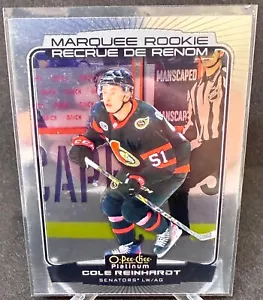 2022-23 O-Pee-Chee Platinum Marquee Rookie Cole Reinhardt #247 Ottawa Senators - Picture 1 of 3