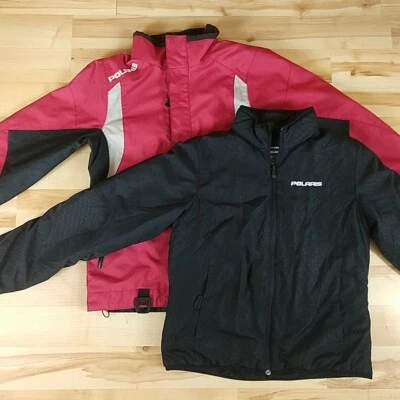 Polaris Throttle Jacket Women M 3 in 1 Insulated Coat Shell Liner 3M Scotchlite - Image 1 of 4