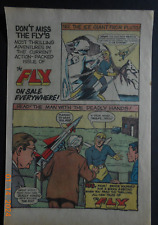 1962 The Fly comic book vintage cartoon print AD Ice Giant Pluto Deadly Hands