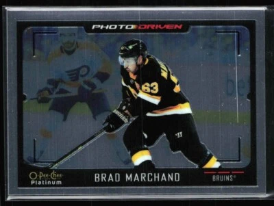 2021-22 O-Pee-Chee Platinum Photo Driven Brad Marchand #PD-4 H10R1E - Image 1 of 2