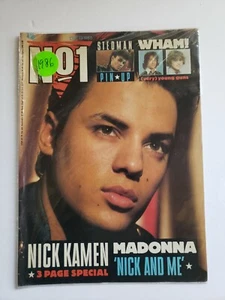 No. 1 Vintage Music Magazine Dec 13 1986 Wham, Nick Kamen, Madonna - Picture 1 of 2