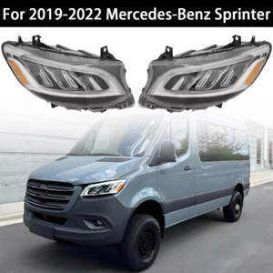 Halogen LED Left+Right Headlamps 9109060400 Fit 2019-2022 Mercedes-Benz Sprinter - Bild 1 von 13