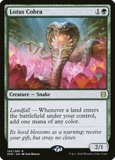 1X Lotus Cobra Zendikar Rising Promos NM/EX FOIL Spanish MTG CARD